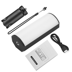 Andoer ไฟวิดีโอ LED ขนาดเล็ก W100RGB หรี่แสงได้2500K-9000K 20เอฟเฟกต์ไฟเติม RGB แบบชาร์จไฟได้ - Product Image 6
