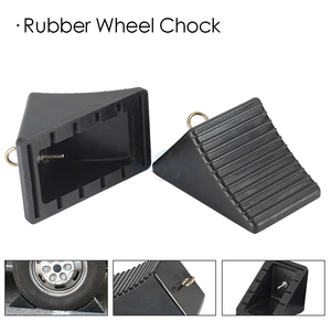 Cales de roue en caoutchouc premium pour camping-car, camion, remorque, avec poignée, vente en gros - Product Image 1