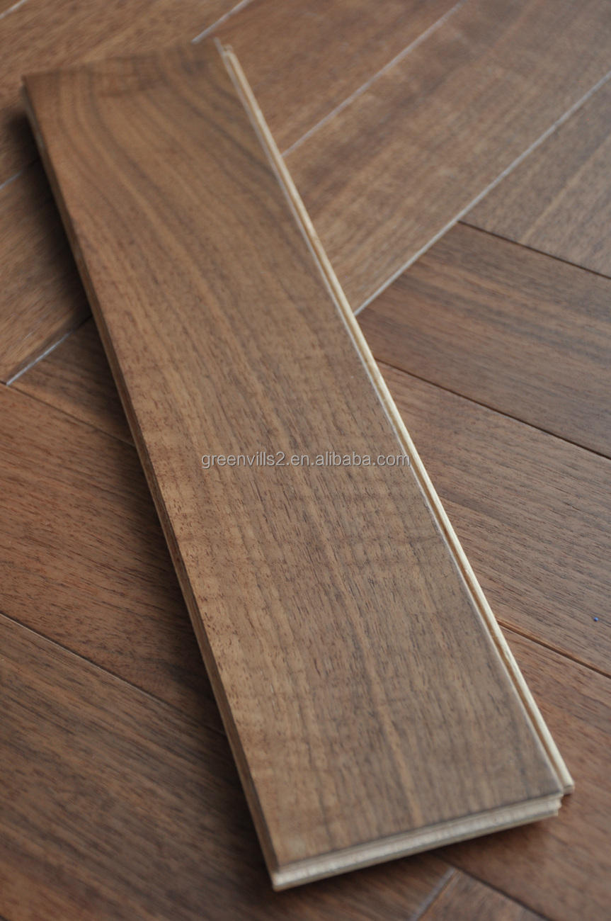 纯色人字胡桃木地板拼花人字木地板人字硬木地板