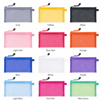 Estuche para Lápices Ligero y Duradero Directo de Fábrica, Bolsa de Almacenamiento Transparente de Nailon A6 para Estudiantes, Solo para Exámenes