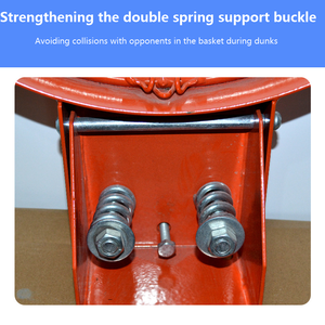 Aro de Baloncesto Portátil para Adultos Montado en Pared para Interiores/Exteriores, Sólido y Reforzado con Capacidad para Mates, Marco de Equipo para Cancha - Product Image 3