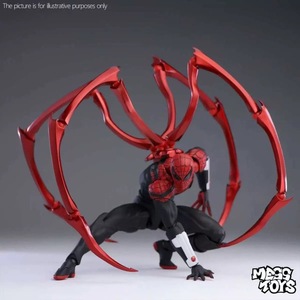 Figurine d'action en PVC Spider-Man MessToys, best-seller, nouvelle collection, thème militaire, noir et rouge, figurine d'anime, décoration de personnage de super-héros - Product Image 3