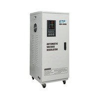 Stabilisateur de tension CA monophasé haute puissance 50000VA en cuivre SVC AVR LED pour climatiseur central et centre de données 220V 50Hz