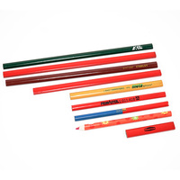 Crayons de menuisier, nouveau, sortes de crayons de menuisier avec affûteur, crayon court, jumbo personnalisé, Double plomb pour cadeau de promotion