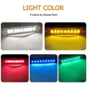 Đèn Cảnh Báo Bên Hông Xe Tải 12-24V Đèn Chiều Rộng Ô Tô Chống Nước Nhiều Màu 9 Bóng Đèn Tín Hiệu Xe Van Xe Moóc - Product Image 4