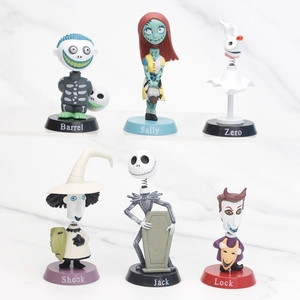 Set de 6 Figuras de Acción de PVC de Jack y Sally de Pesadilla Antes de Navidad, Colección de Juguetes de Anime - Product Image 1