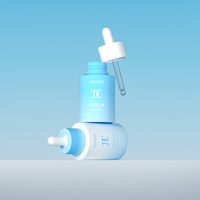 Emballage cosmétique avec logo OEM Flacon compte-gouttes en verre de 30ml 50ml avec bouchon à vis Flacon compte-gouttes en verre pour sérum et soins de la peau