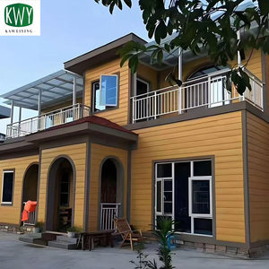 Çift Katlı, Tamamen Eşyalı, Modern Lüks Hafif Çelik Villa Prefabrik Kit Ev 4 Yatak Odalı Daire Rekabetçi Fiyat Toplam - Product Image 1