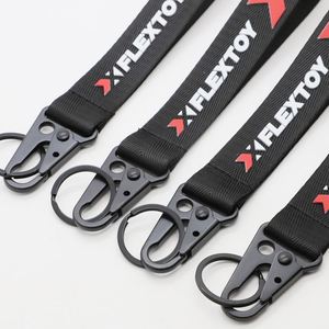 Llaveros tácticos de nailon personalizados al por mayor con logo para estilo de vida urbano, mercancía de estudio y branding, llaveros de tela. - Product Image 2