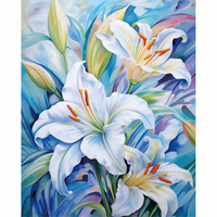 Lukisan Berlian 30X40CM/11.8X15.7in Diy Berlian Bulat 5d untuk Hadiah Lukisan Gantung Dekorasi Dinding