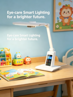 Lámpara Inteligente L35 con IA para la Salud, Monitor de Sueño con Radar de 60GHz, Llamada SOS 4G, Cuidado de Personas Mayores, Cuidado Ocular, Lámpara de Escritorio con Software Personalizado