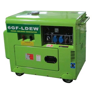 Generador de Soldadura Diésel 6GF-LDEW, Máquina de Soldadura de 5.5kW, Potencia de Salida de 1000W, Fabricado en Shanghái - Product Image 1