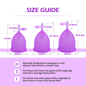 Emballage personnalisé coupe menstruelle médicale en silicone période étanche coupes menstruelles <span class=keywords><strong>pour</strong></span> les femmes - Product Image 3