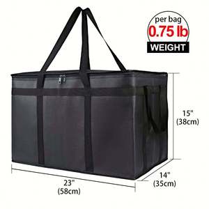 Commercial Catering Cooler Bag Reusable Large Capacity for Hot and Cold Food Pizza Insulated Food Delivery Bags - Product Image 2