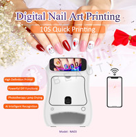 Machine de séchage de vernis à ongles professionnelle 2 en 1 imprimante numérique mobile pour ongles imprimante d'art d'autocollant d'ongle numérique 3d