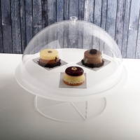 Vente en gros Présentoir en plexi acrylique Présentoir à pâtisserie en acrylique pour gâteaux et tartes