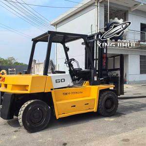 รถยก TCM FD60Z 6 ตัน รถยกมือสองจากญี่ปุ่น 6 ตัน เครื่องยนต์ Isuzu 6BG1 รถยกใช้แล้ว รถยกใช้น้ำมันเชื้อเพลิง 3000 มม. 6000 กก. - Product Image 3