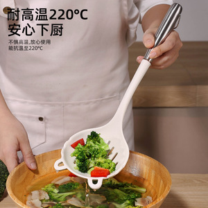 Silicone Kitchen Utensil Set 7Pcs Stainless Steel Handle Heat Resistant Non Stick Spatulas <b>Cooking</b> Spoons For Home Use - Product Image 2