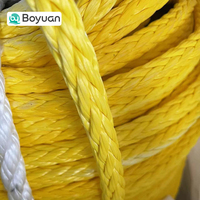 Cuerda de amarre Boyuan Marine UHMWPE de 6 mm y 12 cabos, alta resistencia, resistente a los rayos UV y a la corrosión, certificada por ISO/BV/CCS