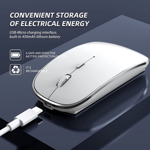 Bluetooth Mouse for Laptop iPad Pro iPad Air MacBook Pro MacBook Air Wireless Mouse for Laptop Mac MacBook Chromebook Win8/10