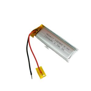 HWE定制102050锂聚合物电池可充电1000毫安时3.7伏脂肪电池 - Product Image 2