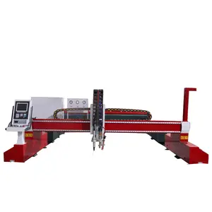 Tấm kim loại lớn giàn CNC Plasma Máy cắt ngọn lửa cho ngành công nghiệp Kết Cấu Thép