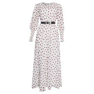 Abiti Autunnali da Donna alla Moda, Vestiti Lunghi a Pois Eleganti in Chiffon per la Spiaggia - Product Image 4