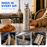 Tasse Thermique en Titane Pur, Gobelet Portable en Titane avec Paille, Tasse à Eau Premium pour Voiture, Coffrets Cadeaux Maison et Cuisine, Produits d'Usage Quotidien