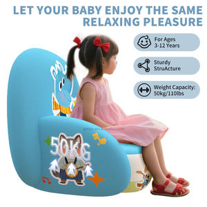 Chaises gonflables pour enfants pour le camping en plein air, motifs d'animaux mignons, siège gonflable en PVC pour enfants, canapé gonflable imperméable pour les fêtes - Product Image 3