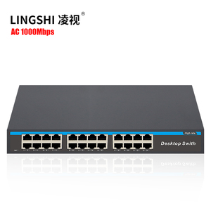 24 Cổng 10/100/1000Mbps Kim Loại Bao Vây Mạng Chuyển Đổi 16 Cổng <span class=keywords><strong>Ethernet</strong></span> Chuyển Đổi Mini Máy Tính Để Bàn Gigabit Mạng Chuyển Đổi Với Rtl Chip - Product Image 1