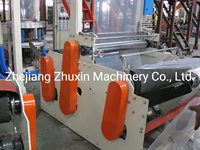 Machine à souffler des films plastiques biodégradables pour sacs poubelle en HDPE LDPE BOPP avec impression Abc Sj50 700 Air Ring