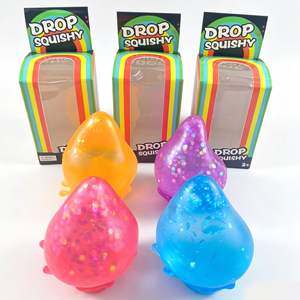 Juguete Sensorial Antiestrés TPR Raindrop Squishy Decor Ornament Needoh Gumdrop - Product Image 1
