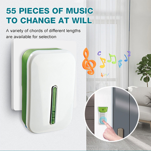 Nuovo Design Campanello Wireless per Appartamenti Rurali AC 110-220V Spina EU UK US AU 55 <span class=keywords><strong>Suonerie</strong></span> Portata 200M - Product Image 4