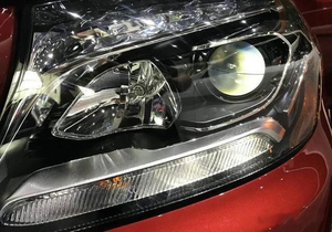 Mise à niveau du système d'éclairage de la voiture Cadre de support d'objectif de projecteur LED pour le cadre d'adaptateur d'objectif de projecteur importé Benz GLS - Product Image 6