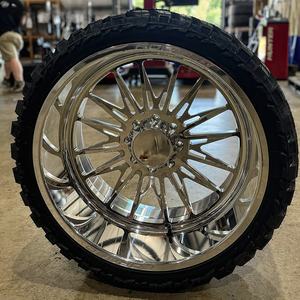 ล้อแม็กซ์ Juwa New Deep Lip Polished Forged ขนาด 22 24 26 นิ้ว <span class=keywords><strong>ขอบ</strong></span>โครเมียม สำหรับรถกระบะยกสูง รถจี๊ป Gladiator สำหรับขนาด 100 มม. - Product Image 3