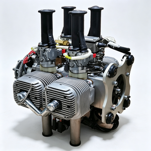 Motore <span class=keywords><strong>a</strong></span> Benzina Multicilindrico Personalizzabile per Droni <span class=keywords><strong>RC</strong></span> ad Ala Fissa, Accessori di Costruzione Robusta e Funzionamento Stabile - Product Image 2