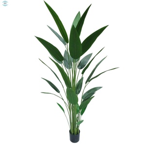 Prix d'usine en gros, plante artificielle verte en pot, décoration intérieure et extérieure, palmier simulé - Product Image 6