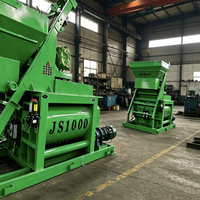 Moteur-pompe pour bétonnière à double arbre JS1000, haute efficacité, machine de mélange de ciment à entraînement synchrone pour la série HZS