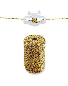 20 Postes de Esquina en Forma de Huevo de PP Negro de 2.4 x 1.2 Pulgadas <span class=keywords><strong>para</strong></span> Cercas Eléctricas de Jardín - Product Image 5