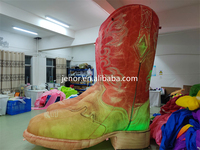 Bottes gonflables géantes de forme personnalisée avec ballons à chaussures gonflables légers pour la publicité