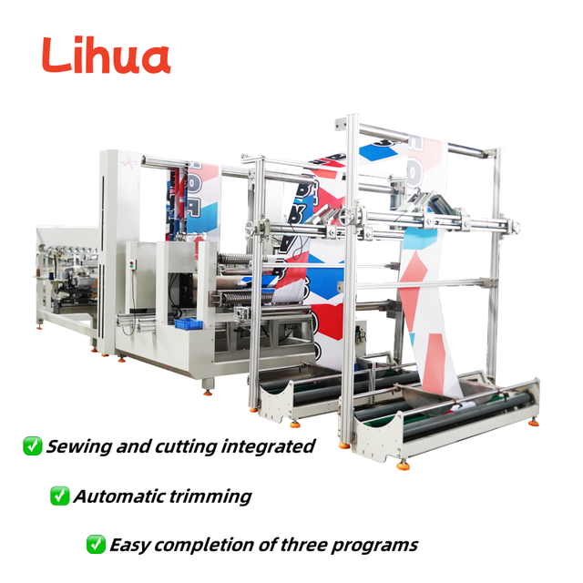 Lihua Home Textile Products Pillowcase Bed Sheet Fully Automatic Production Equipment Large Three Edge Sewing Machine