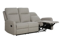 Ensemble de fauteuils inclinables manuels en tissu de la SX-81432-1-2-3 technologie pour le salon Design moderne 3 + 2 + 1 avec meubles à ossature en bois