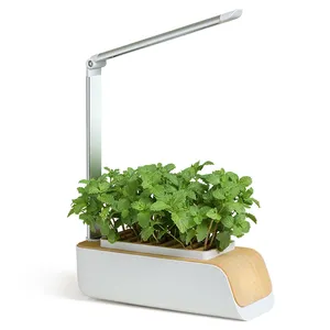 Mini plantas hidropónicas Sistema de cultivo de jardín inteligente Maceta inteligente Led Grow Light