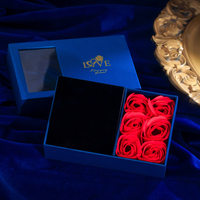 Boîte d'emballage en velours pour collier, boucles d'oreilles, bracelet, bague, ensemble de 4 pièces, boîte de rangement, ensemble de 2 pièces, coffret cadeau de luxe pour bijoux
