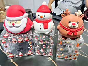 RTS 24PACK US Soft Jumbo Christmas Santa Chubby Snowman Squishy Reindeer Slow Rise Sensory Fidget Toy with Box for Stress Relief - Product Image 5