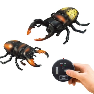 Luckytoys RC 비틀 원격 제어 곤충 현실적인 전자 시뮬레이션 등산가 동물 장난 장난감