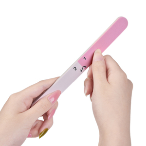 Lime à ongles droite 3-en-1 avec bloc de ponçage professionnel pour manucure et pédicure – Outil de soin des ongles pour femmes et filles - Product Image 6