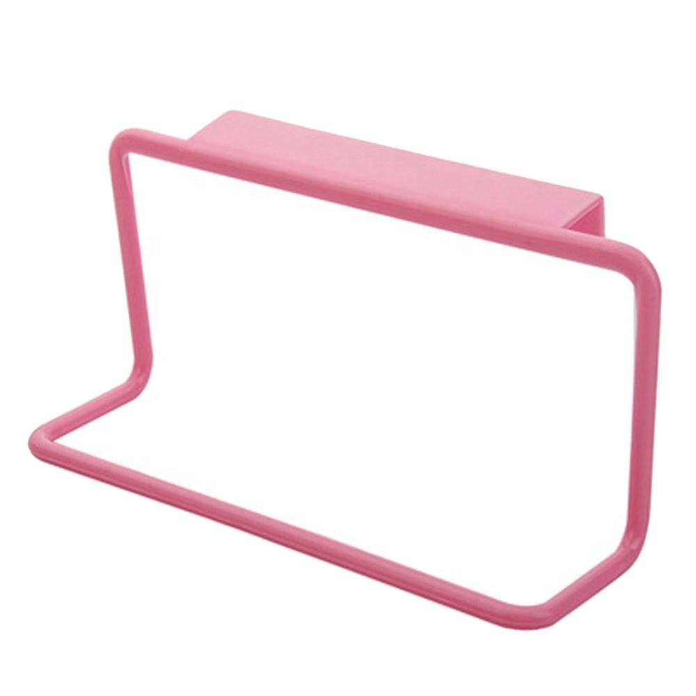 Kitchen Towel Rack Hanging Holder Cupboard Cabinet Door Back Hanger Towel Sponge Holder Storage Rack for Bathroom