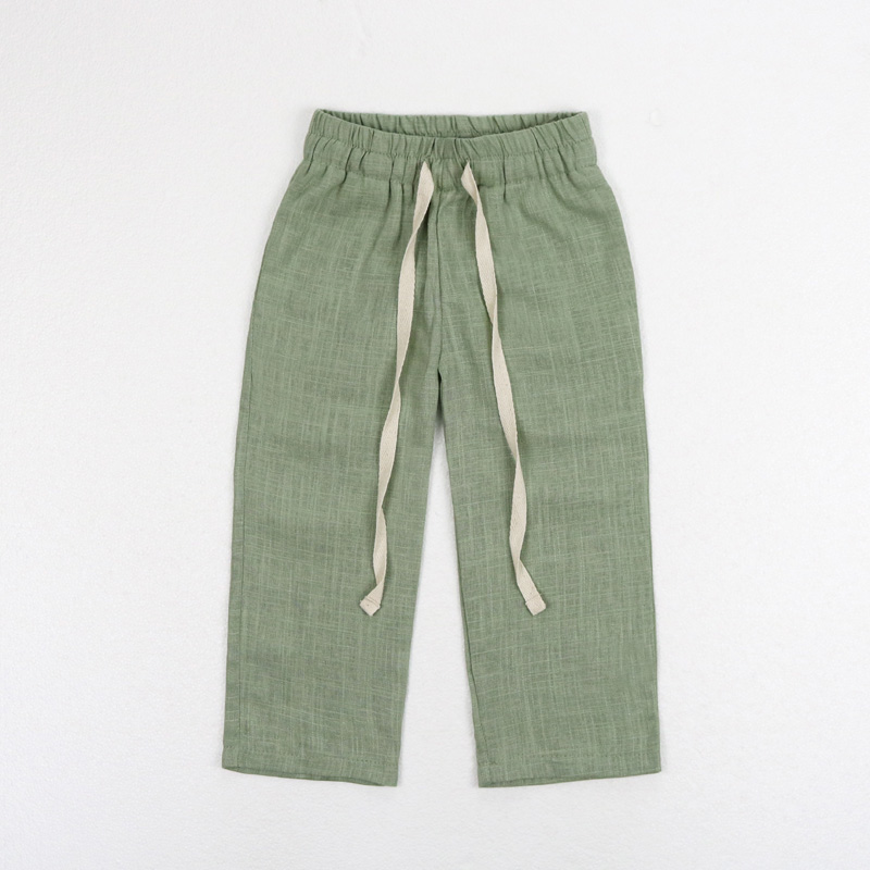Эксклюзивные брюки для маленьких девочек и мальчиков, мягкие французские махровые брюки для малышей, Органические Детские Формальные Брюки