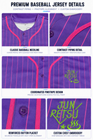 Maillot de baseball personnalisé pour hommes, femmes, jeunes, enfants, adultes, équipes, clubs, uniformes scolaires, chemise d'entraînement de softball